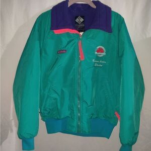 Columbia Vintage Women's Multicolor Jacket Portland Rose Festival Size Large